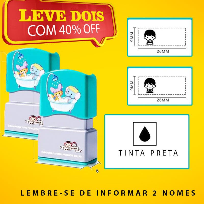 Carimbo Vitalício Personalizado + Brinde Volta as Aulas