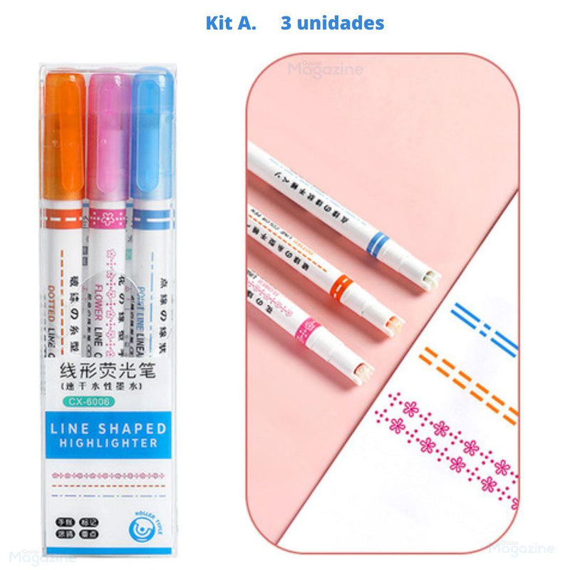 Kit Caneta Borda Mágica / Promoção