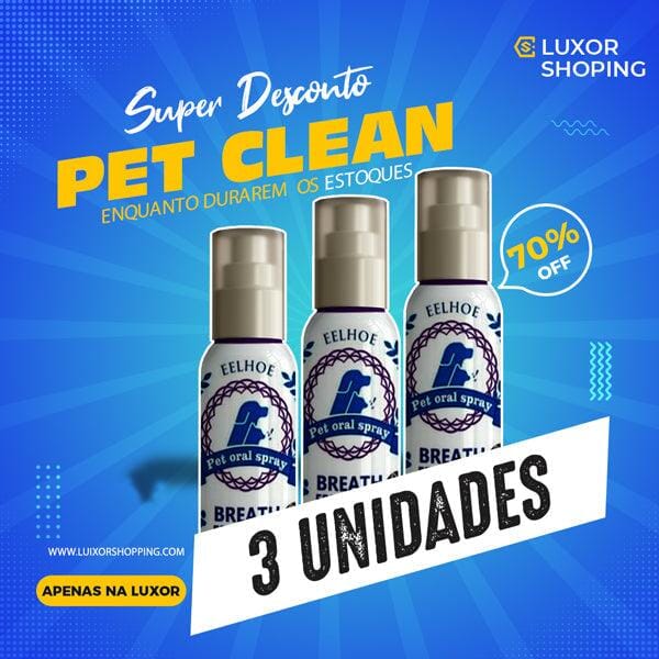 Pet Clean - Spray Anti Tártaro e Mau Hálito