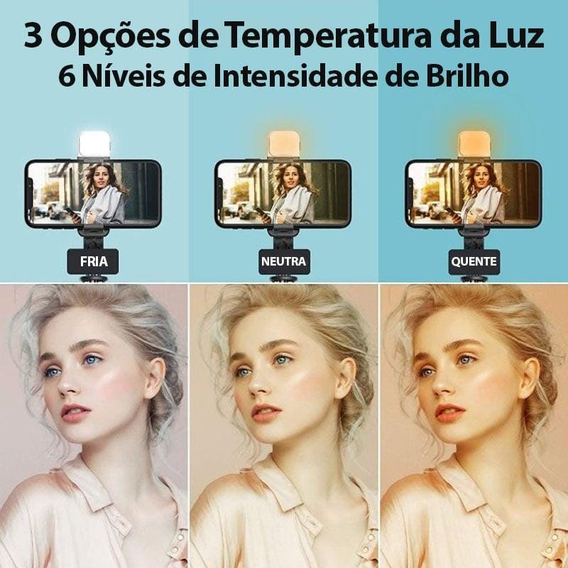 Selfiegram - Tripé Multifunções Led 4 em 1