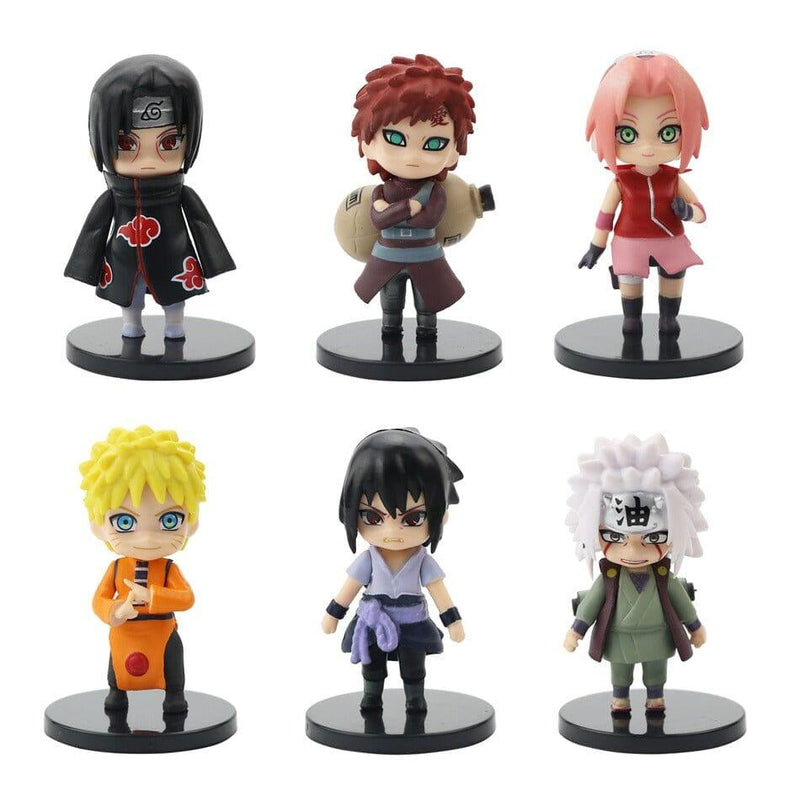 Set de 12 pçs Action Figure Naruto premium + Brinde Exclusivo da Série Naruto